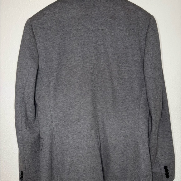 EXPRESS Mens Grey SLIM FIT STRETCH Sport Coat Blazer Jacket SIZE 3 - Picture 3 of 10